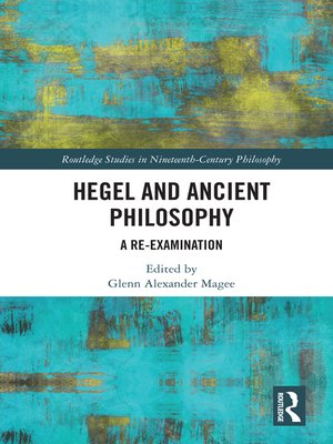 cover image of Hegel and Ancient Philosophy